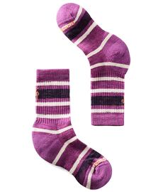 Ponožky SMARTWOOL K HIKE LIGHT CUSHION STRIPED CREW Kids