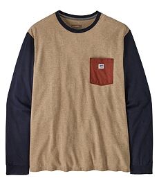 Tricou PATAGONIA L/S SHOP STICKER POCKET RESPONSABILI-TEE Uni