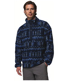 Pánská mikina COLUMBIA HELVETIA II PRINTED HALF SNAP FLEECE