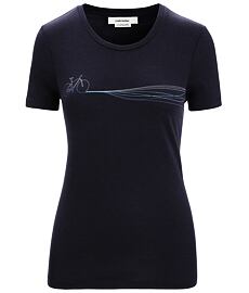 Tričko ICEBREAKER W TECH LITE II SS TEE CADENCE PATHS Lady