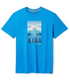 Tricou SMARTWOOL CHASING MOUNTAINS GRAPHIC SS TEE Omul