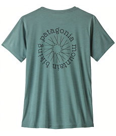 Dámské triko PATAGONIA W CAP COOL DAILY SHIRT-SPOKE STENCIL