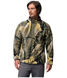 Pánská mikina COLUMBIA HELVETIA II PRINTED HALF SNAP FLEECE