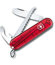 Nóż VICTORINOX MY FIRST Kids, czerwony trans