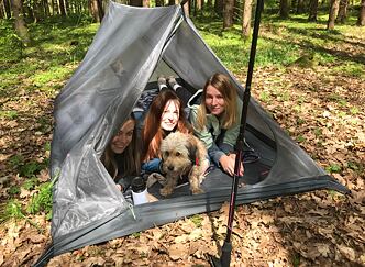 Test přístřešku Hannah Mesh tent 2