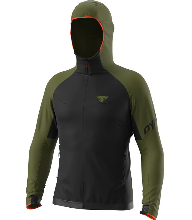 Mikina DYNAFIT TRANSALPER PTC HOODED JKT M Man, winter moss/0910