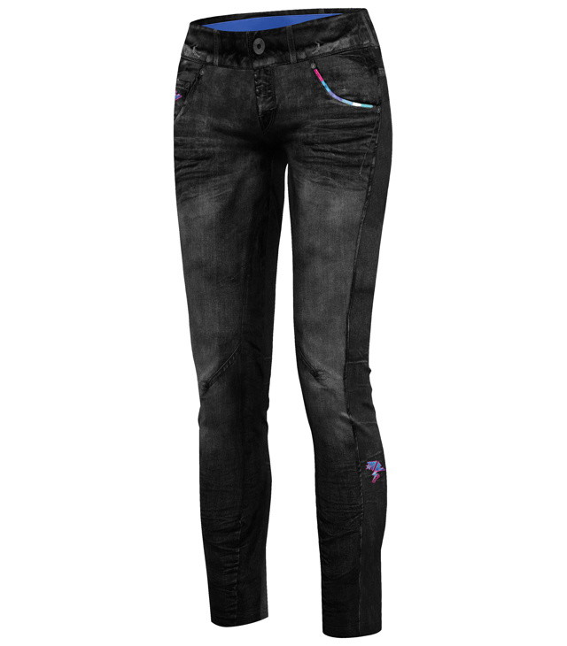 Hlače CRAZY PANT WONDER MAGIC LIGHT Lady, print dark jeans