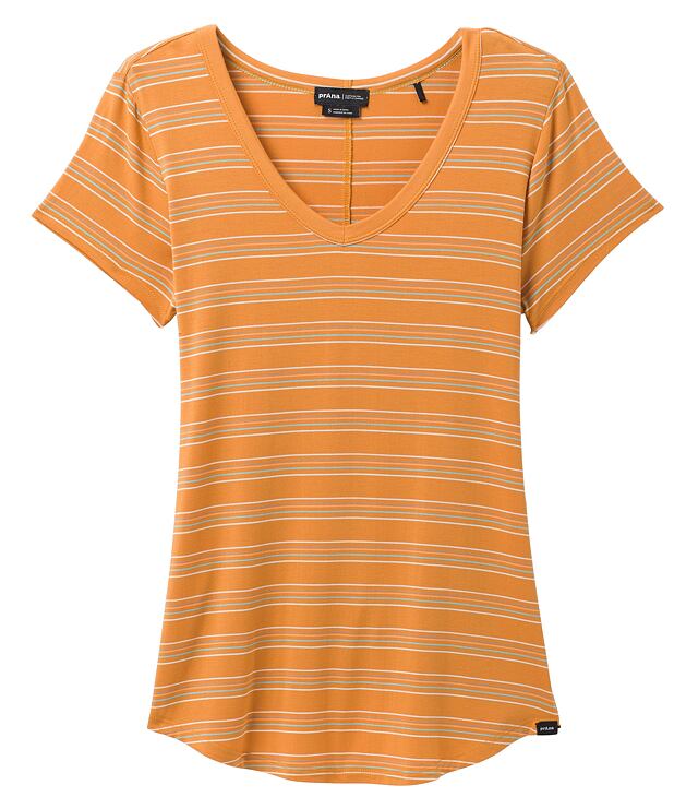 Tricou PRANA FOUNDATION 365 V-NECK TOP PLUS Lady