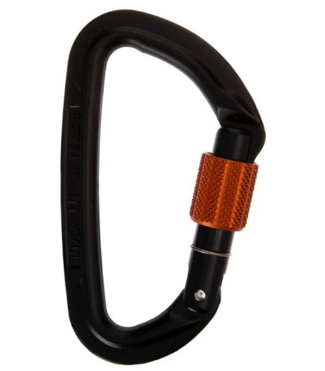 Carabină WILD COUNTRY SESSION SCREW BLACK/TANGERINE