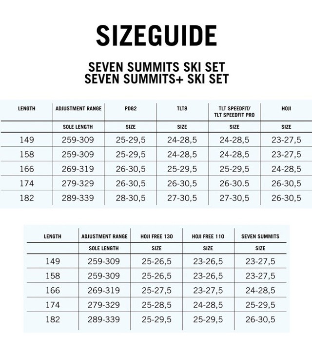 Narty DYNAFIT SEVEN SUMMITS+ ZESTAW