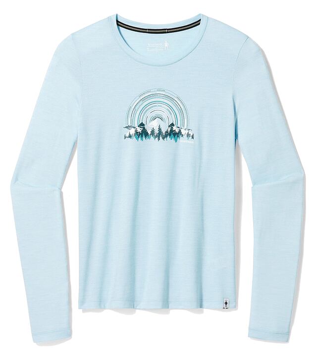 Tricou SMARTWOOL W NEVER SUMMER MOUNTAINS GRAPHIC LS TEE Lady