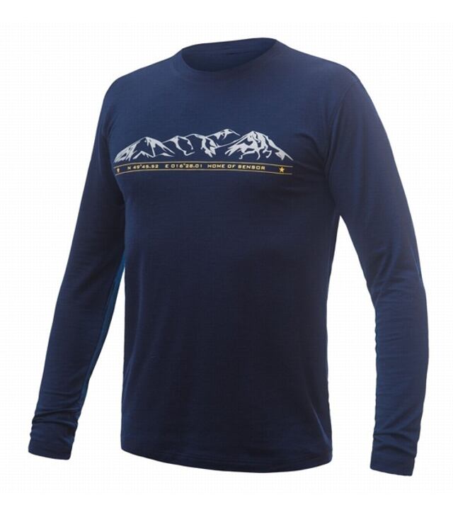 Koszulka - długi rękaw SENSOR MERINO ACTIVE MOUNTAINS T-SHIRT LONG SLEEVE M Man