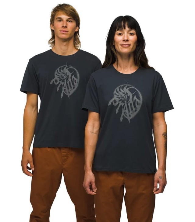 Unisex póló PRANA HERITAGE GRAPHIC SS TEE ST, stormy night