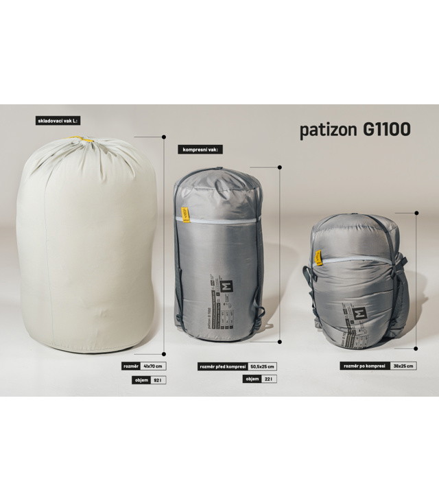 Spací pytel PATIZON G1100 L Uni