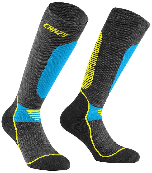 CRAZY CRAZY WOOL SOCKS Uni zokni