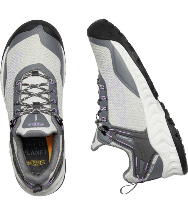 KEEN NXIS EVO WP W női cipő, steel grey/english lavender