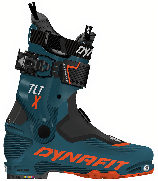 Boty skialpové DYNAFIT TLT X EXTRA WIDE BOOT Man, petrol/orange