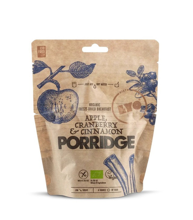 Výživa LYO KOKOSOVÁ OVESNÁ KAŠE BORŮVKY FÍKY CHIA