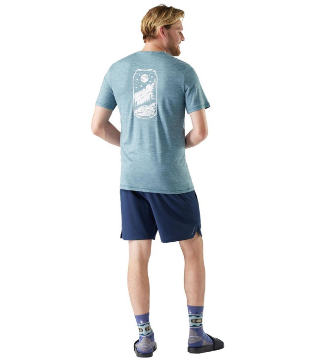 Tričko SMARTWOOL M MERINO HEMP BLEND PEAK PINTS SHORT Uni