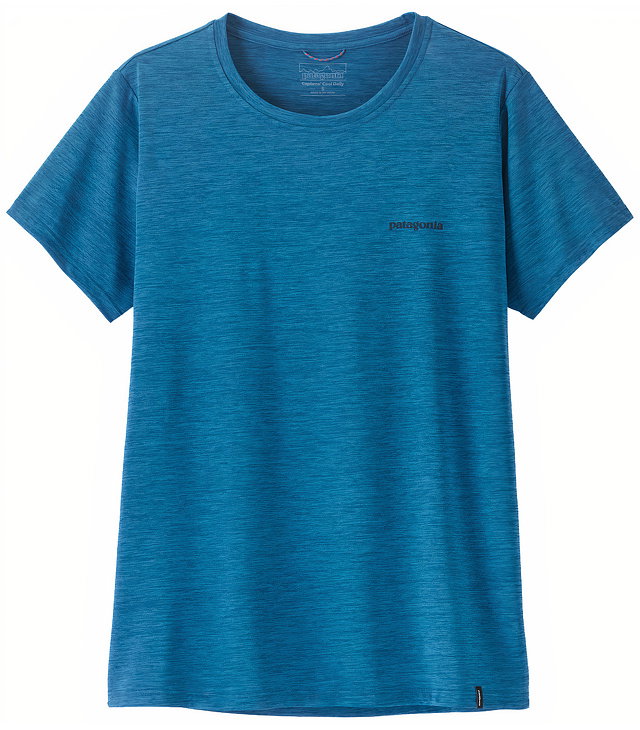 Dámské triko PATAGONIA W CAP COOL DAILY SHIRT-BOARDSHORT LOGO