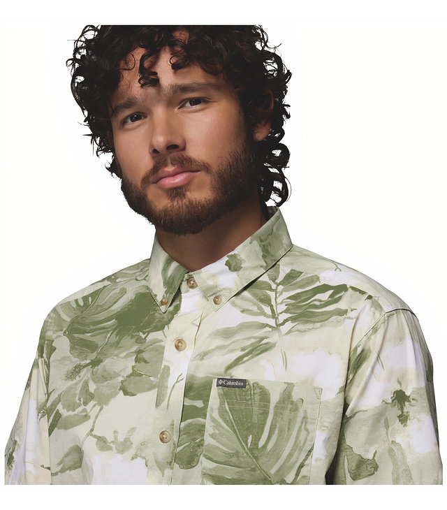 Pánská turistická košile COLUMBIA RAPID RIVERS PRINTED SHORT SLEEVE SHIRT