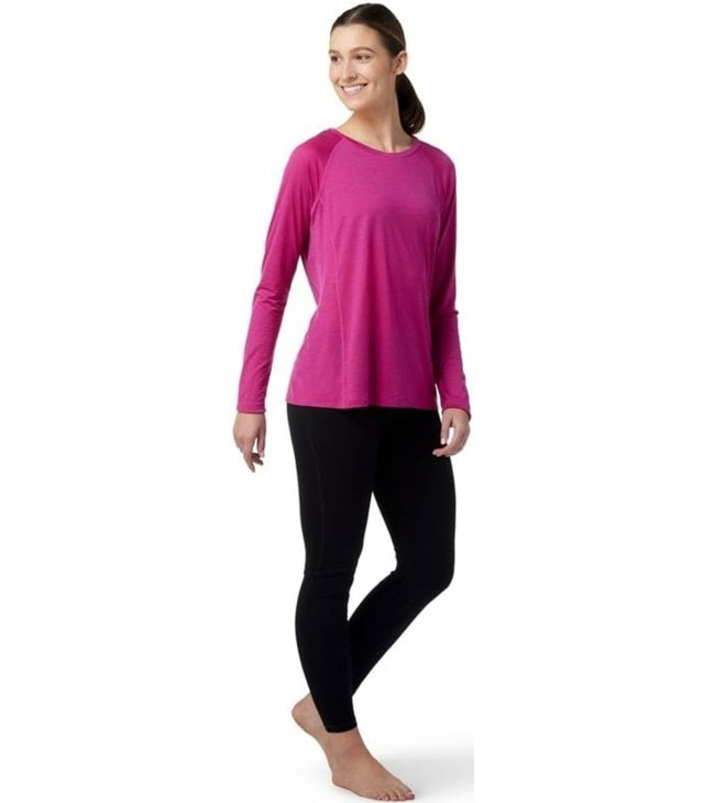 Tričko SMARTWOOL W MERINO SPORT ULTRALITE LONG SLEEVE Lady, festive fuchsia