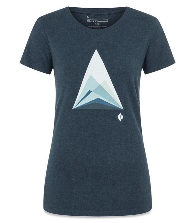 Triko BLACK DIAMOND W MOUNTAIN TRANSPARENCY SS TEE Lady