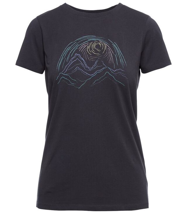 Triko BLACK DIAMOND W SUMMIT SCRIBBLE TEE Lady