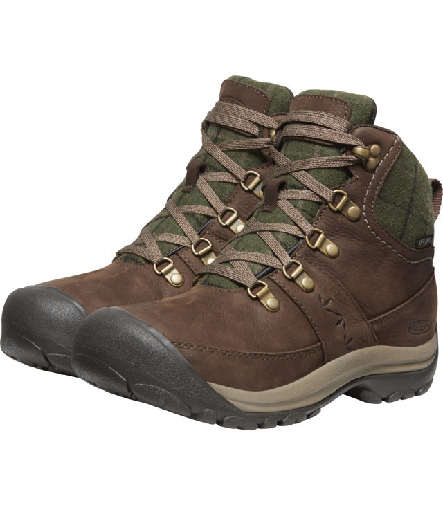 Pantofi pentru femei KEEN KACI III WINTER MID WP W, dark earth/green plaid 