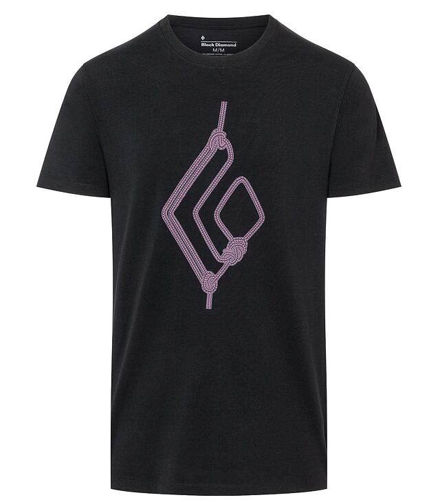 Triko BLACK DIAMOND M ROPE DIAMOND SS TEE Man