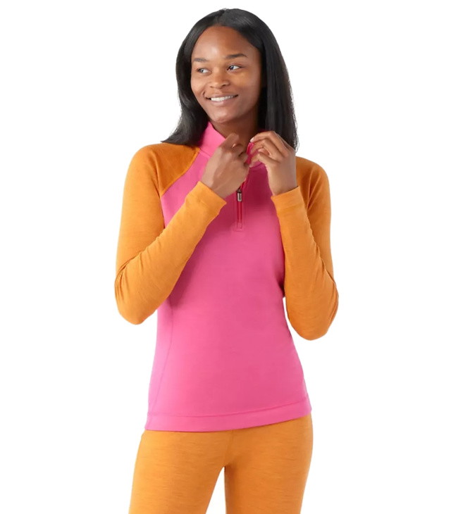 Lenjerie intimă SMARTWOOL W CLASSIC THERMAL MERINO BL 1/4 ZIP B Damă