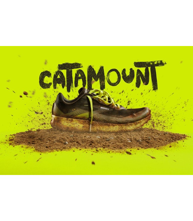 Pánské běžecké boty BROOKS CATAMOUNT, black/nightlife