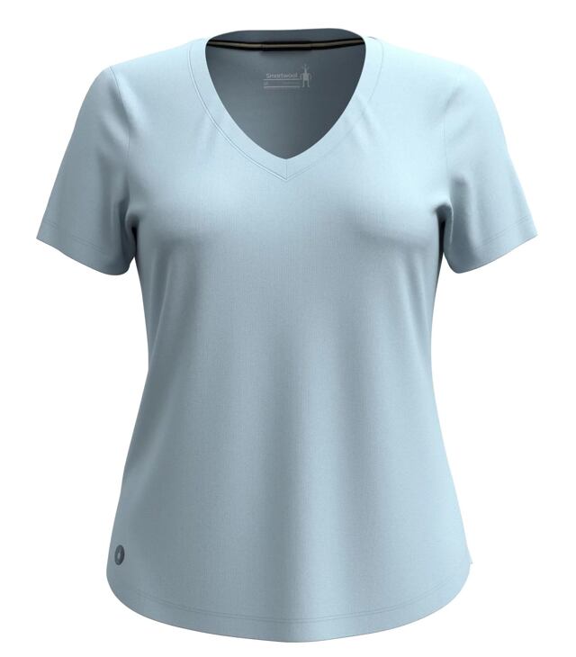 Koszulka SMARTWOOL W ACTIVE ULTRALITE V-NECK SHORT SLEEVE Lady