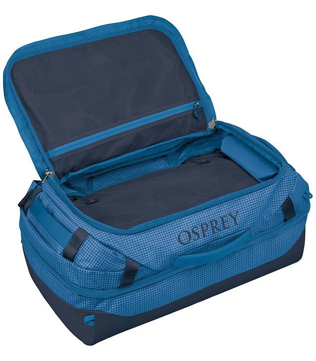 Taška OSPREY TRANSPORTER SQUFFEL 44 Uni, blue flame/scoria blue