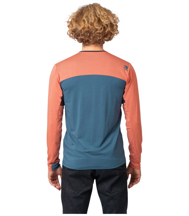 Pánské tričko s dlouhým rukávem RAFIKI PITONE, Stargazer/brandy