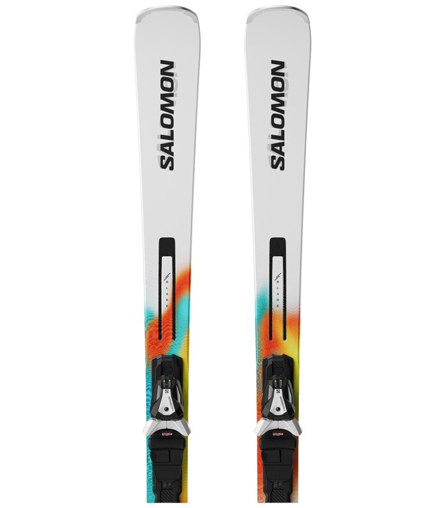 Lyže SALOMON E ADDIKT PRO 76 + MI12 GW F80 Uni