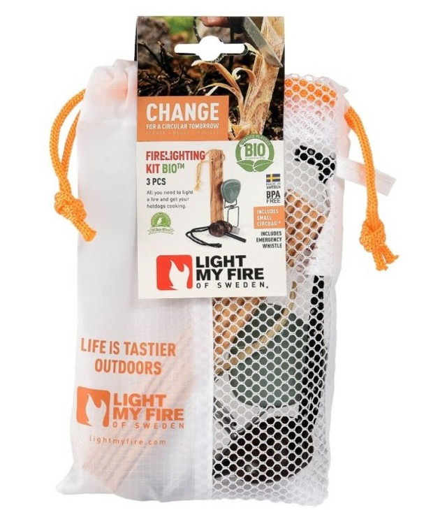 LIGHT MY FIRE FIRELIGHTING KIT BIO SANDYGREEN/COCOSHEL szett
