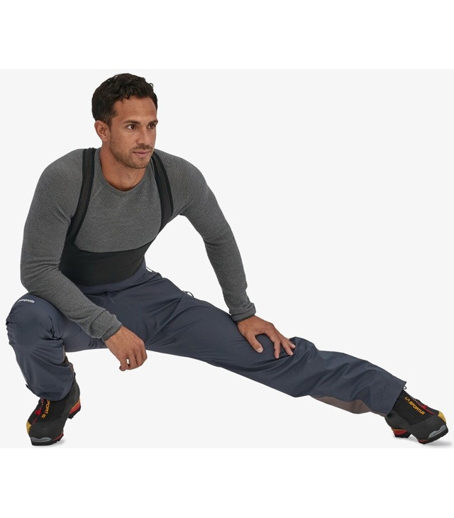 Kalhoty PATAGONIA M DUAL ASPECT BIBS Man, smolder blue