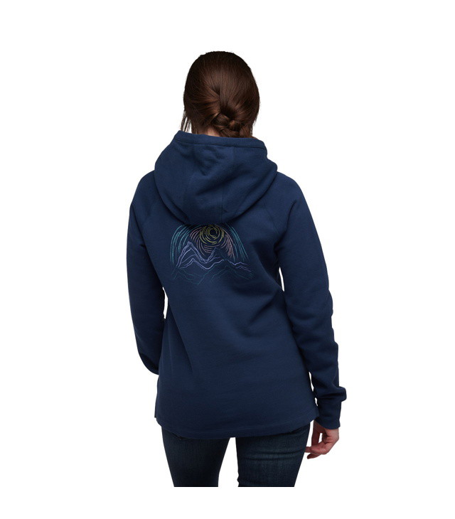 BLACK DIAMOND W SUMMIT SCRIBBLE HOODY női pulóver
