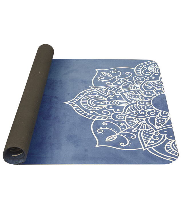 Podložka YATE YOGA MAT PŘÍRODNÍ GUMA 4MM H MODRÁ