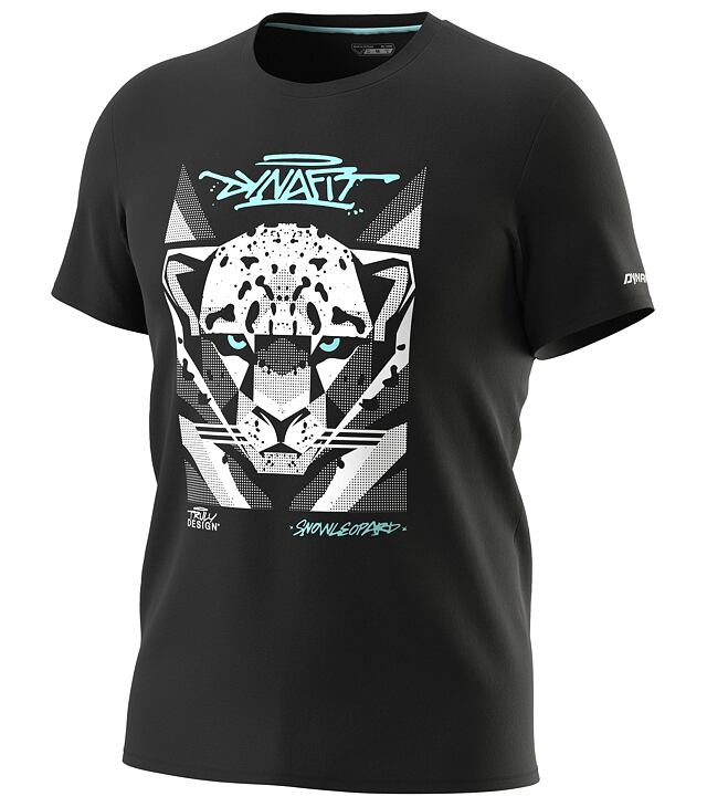 Tričko DYNAFIT SNOWLEOPARD CO T-SHIRT M Man, black out