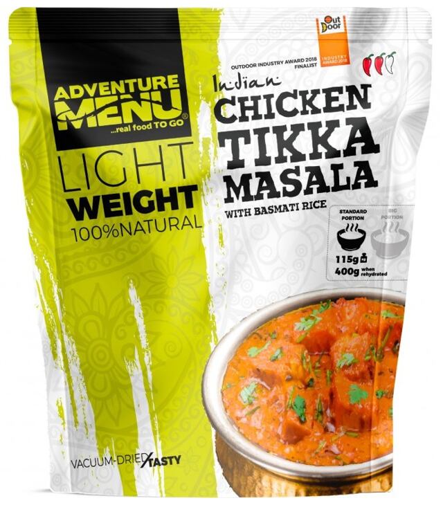 Výživa ADVENTURE MENU LW KUŘE TIKKA MASALA S RÝŽÍ BASMATI 1P