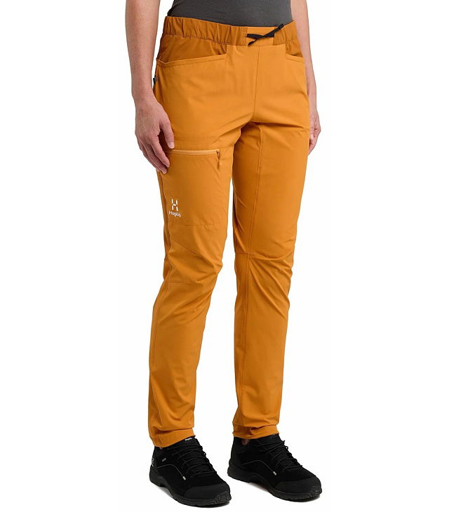 Pantaloni HAGLÖFS ROC LITE SLIM PANT W Lady, desert yellow/golden brown