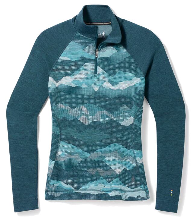 Lenjerie intimă SMARTWOOL W CLASSIC THERMAL MERINO BL 1/4 ZIP B Damâ