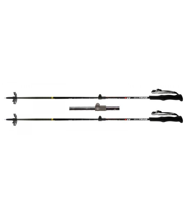 Bețe trekking SKI TRAB POLES MAGICO 2.0 CARBON BLACK/RED Uni