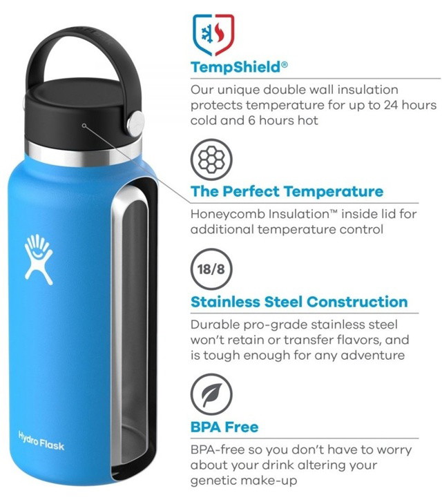 Hydro Flask 32OZ WM FC 2.0 Uni palack