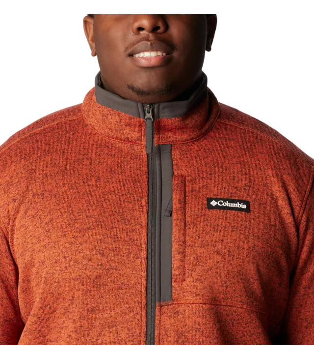 COLUMBIA SWEATER WEATHER FULL ZIP SIZE+ férfi pulóver,  színben