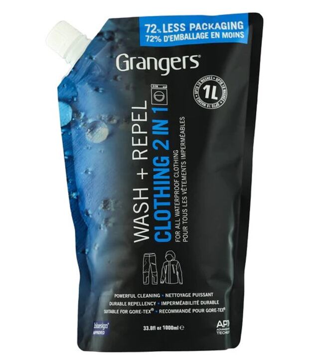 Soluție impregnare GRANGERS POUCH WASH + REPEL CLOTHING 2 IN 1