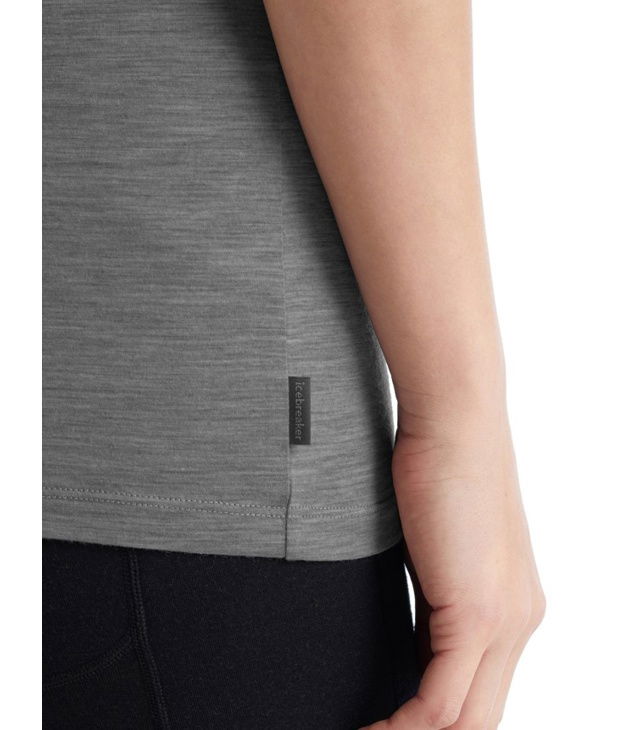 Tricou ICEBREAKER W TECH LITE II SS TEE TRAILHEAD Lady, metro hthr