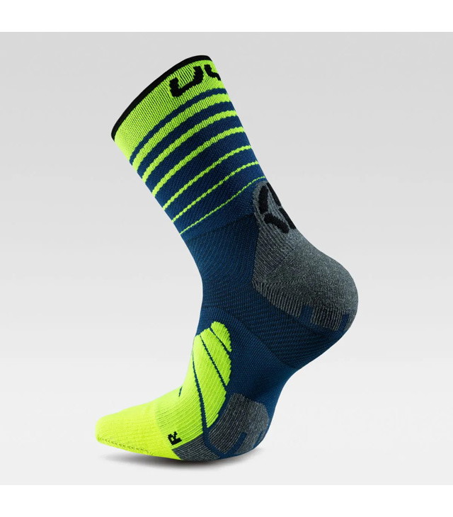 Čarape UYN M RUNNERS FIVE SOCKS Muškarac, blue/yellow fluo